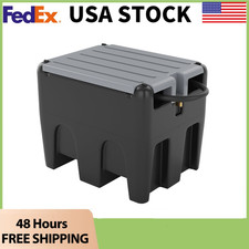   48Gal Portable Diesel  Gasoline Fuel Tank w/12V Electric Transfer Pump,Tractor