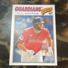 Topps Heritage 2026 Guardians Kayfus #364 Martínez #172 Thomas #285 Rookie