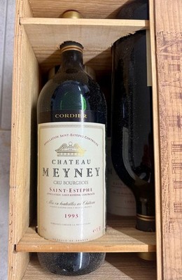 Château Meyney1993  6x1,5L Magnum Original Holzkiste  S.Estèphe Bordeaux Rotwein
