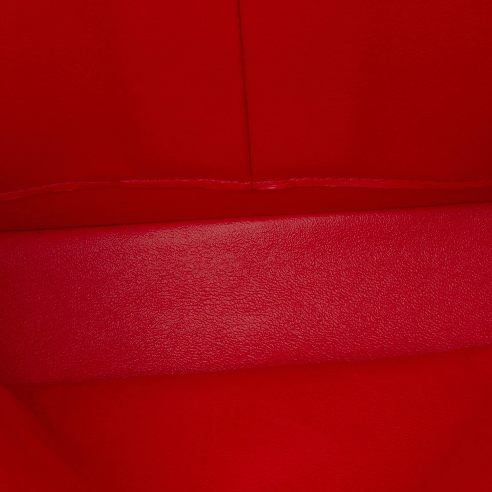 Bolso de Hombro Chanel Autenticado Mediano Clásico Doble Solapa Tela Terciopelo Rojo Foto 4 de 4