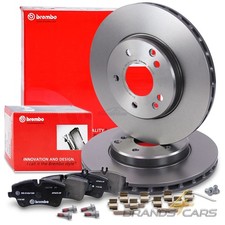 BREMBO BREMSSCHEIBEN +BELÄGE VORNE FÜR MERCEDES C-KLASSE W203 CLC CL203 CLK C209