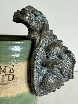 Dragon Ceramic Planter Pot Fantasy DD The Laidly Worm of Spindleston Heugh 9 