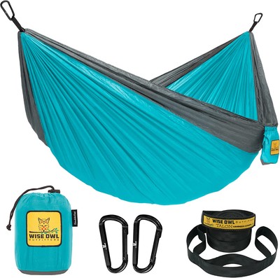 Wise Owl Outfitters Camping Hammock - Portable Single or Double Hammock Camping-