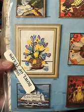 Artcraft Concepts Crewel Needlepoint Kit Bowl Of Tulips