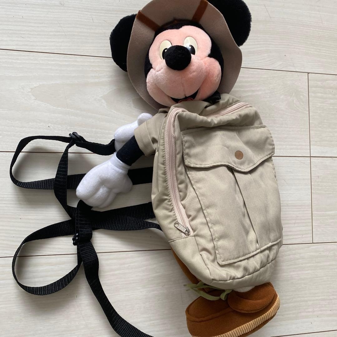 Mochila de peluche Mickey WDW Safari Walt Disney World F/S Japón