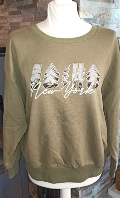 SOHO * S.O.H.O.* Pullover Sweatshirt KAKI * Gr. S _(e)