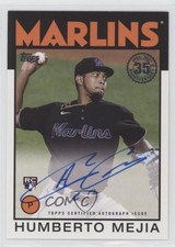 2021 Topps Update 1986 Topps Baseball Auto Humberto Mejia #86A-HME Auto 1c7