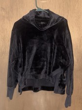 Athleta Double Cozy Karma Funnel Neck, BLACK SIZE Large 511446