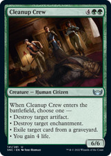Cleanup Crew - Foil Light Play, English Magic the Gathering MTG Streets of Capen