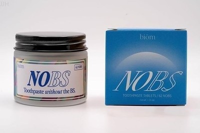 Nano Hydroxyapatite Biteable Whitening Toothpaste Tablets Fluoride Free Plastic