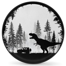 Spare Tire Cover for RV Trailer,Dinosaur Waterproof Sun Leather Wheel 17in A-02