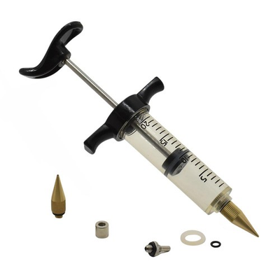 #ad Big Horn 19408 High Pressure Glue Injector with 2 Brass Tips Gold $30.93