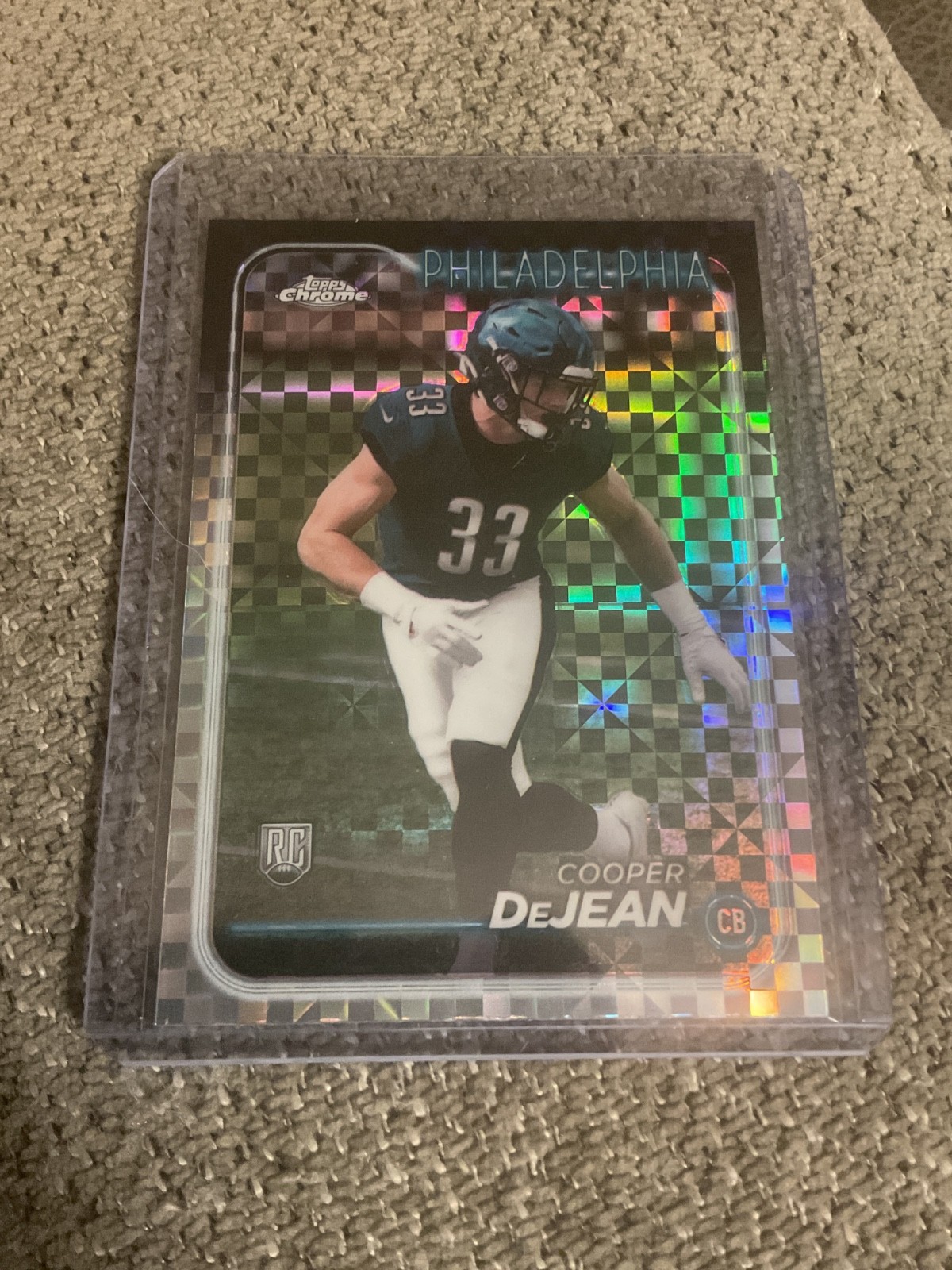 2024 Topps Chrome - Rookies Cooper DeJean #232 X-Fractor (RC)