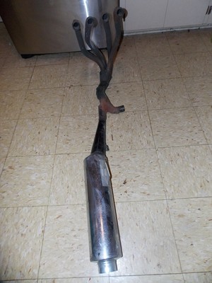 Kawasaki OEM Exhaust Muffler Left Hand ZX6 ZX600 Ninja