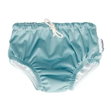 Tiny Twinkle Light Teal Blue Reusable Swim Beach Pool UPF 50+ Diaper Size Small