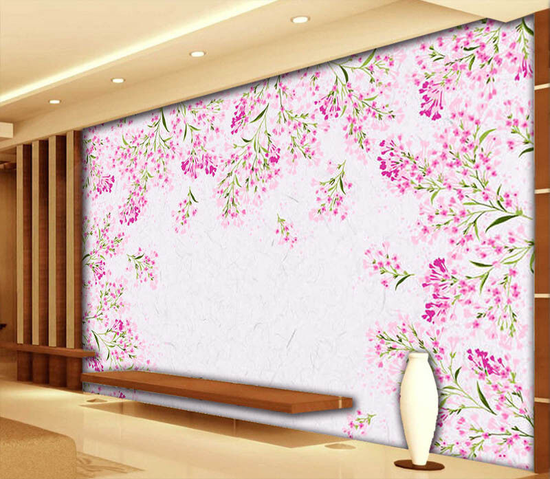 Surrounded by Pink Petals 3d Full Mural Photo Large discharge sale Wallpaper Print New arrival Ho