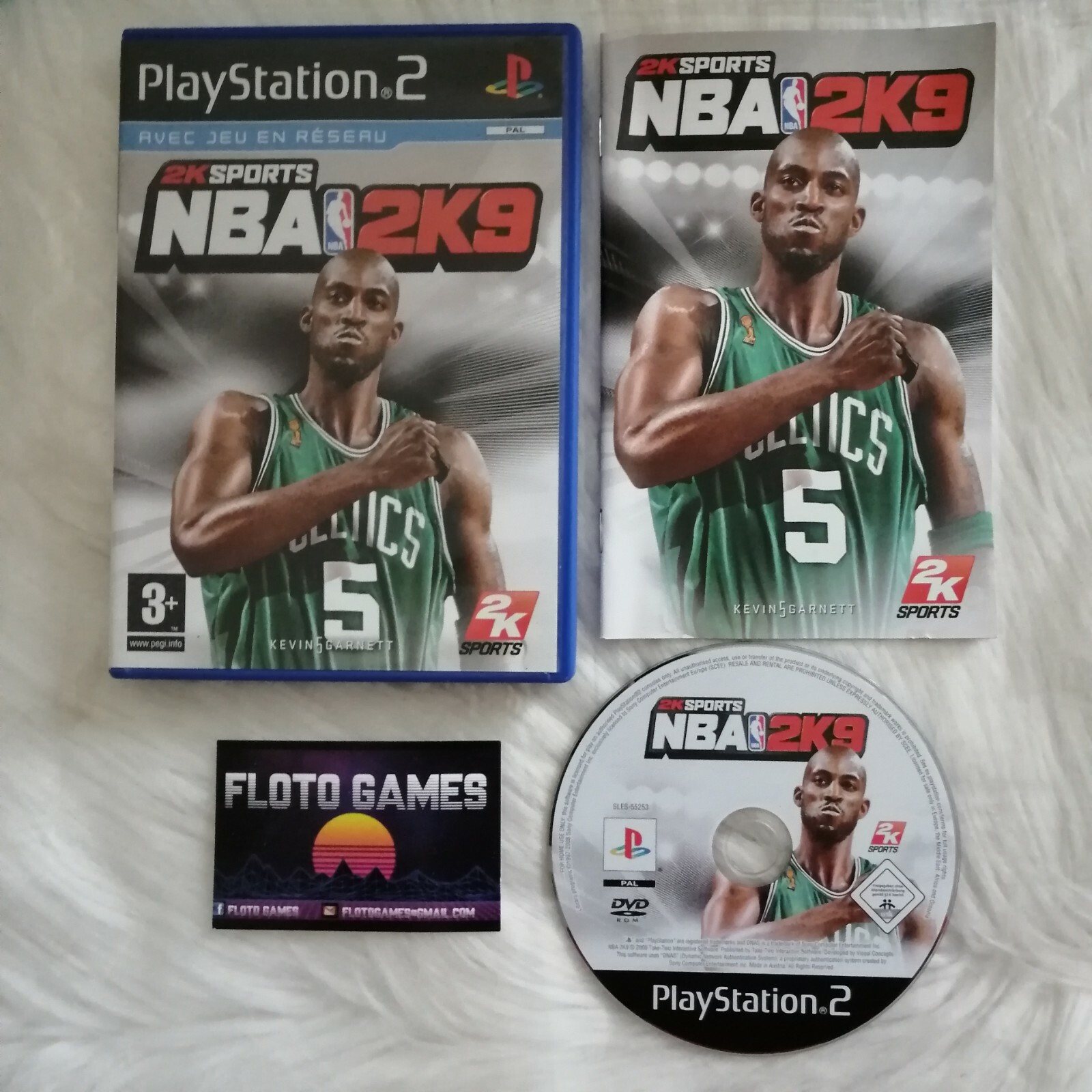 Jeu NBA 2K9 pour Playstation 2 PS2 Complet CIB PAL - Floto Games