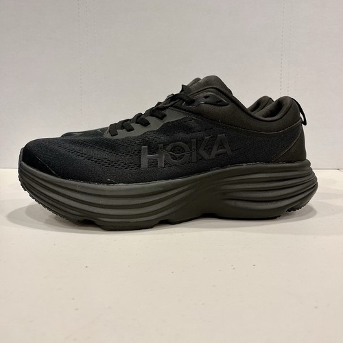 Size 11D- Hoka One One Bondi 8 Black - Picture 2 of 5