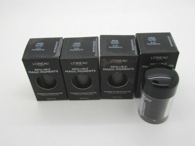 L'OREAL Powder to Cream Texture Eye Pigments - 456 DO NOT ENTER - Lot of 4