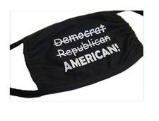 Mask / Face covering Bipartisan Unite as Americans cotton washable black