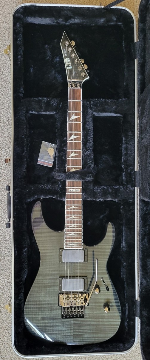 ESP LTD Deluxe M-1001 Electric Guitar, Flame Maple See ESP LTD Deluxe M-1001 Electric Guitar, Flame Maple See