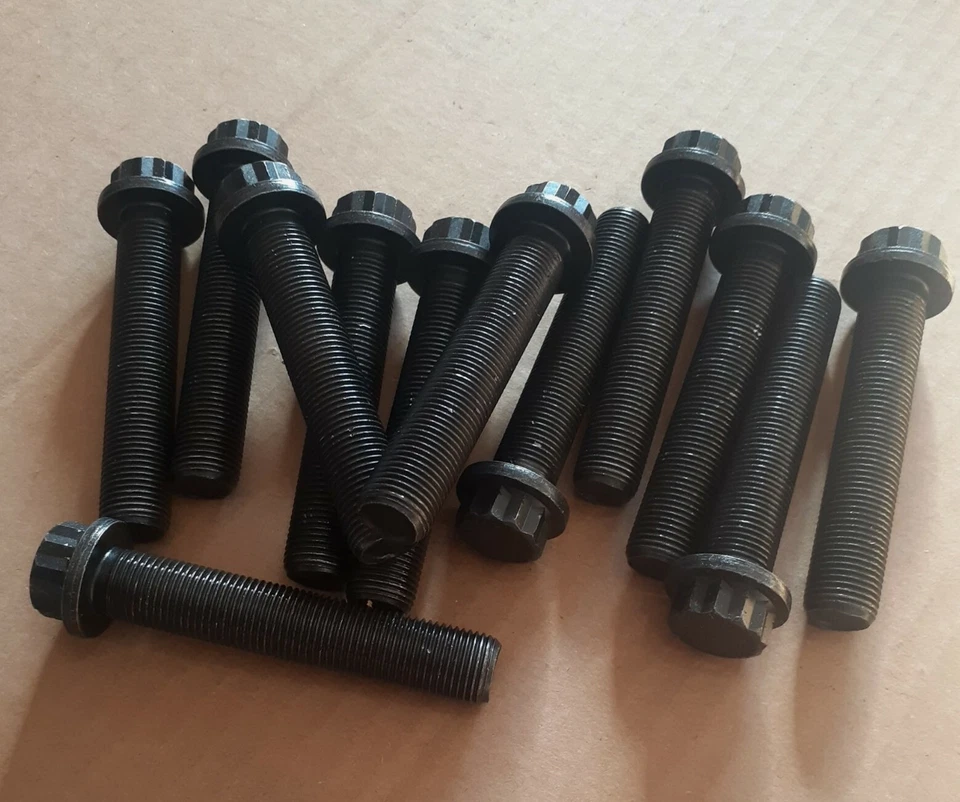 (JUEGO DE 12 PERNOS) Detroit Diesel DD15 DDE-A0029905500 Tornillos Bihex Volante Foto 2 de 3