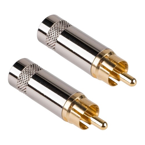 4x Hifi Furutech FP-120F(R) Rhodium RCA Connector Plug Connector