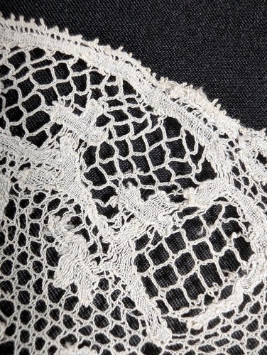 Victorian / Edwardian Antique Fashion Needle ? Lace Collar - Picture 11 of 13