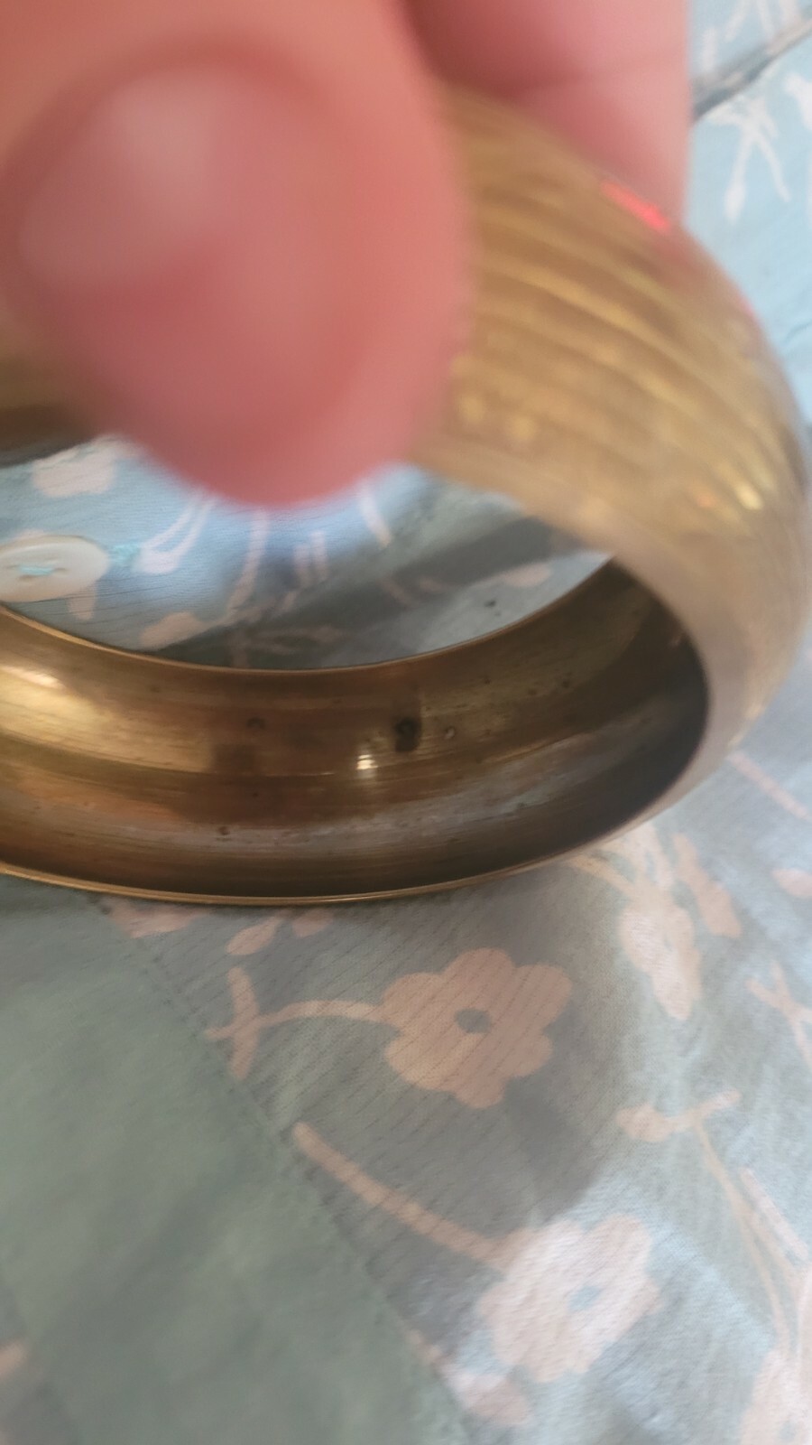 Solid BRASS bracelet Bangle  Aztec Native Design … - image 7