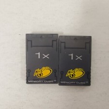 2X Mad Catz Nintendo GameCube 1X Memory Cube 59 Memory Card TESTED