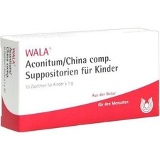ACONITUM/CHINA comp. Suppos. Kdr. 10X1g PZN 1880747