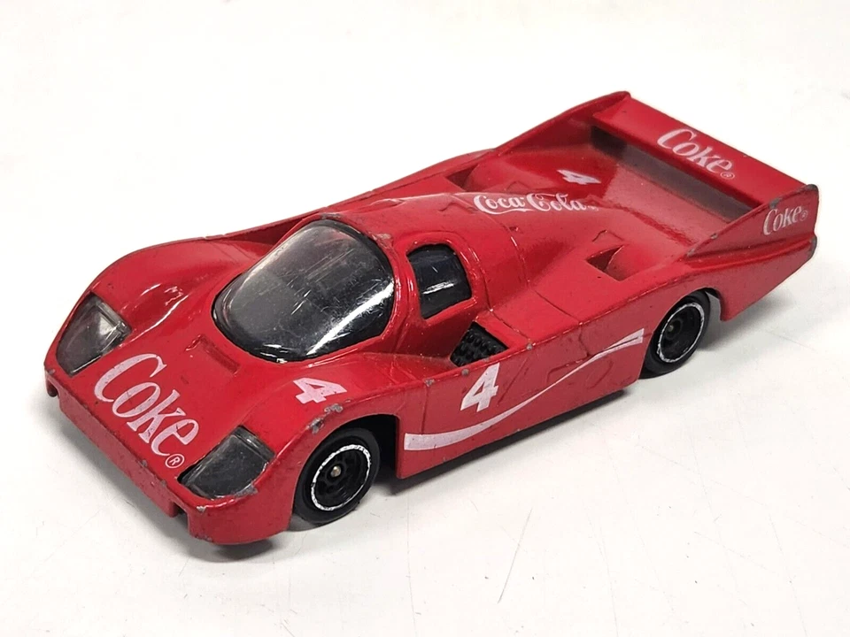 1986 Corgi Porsche 956 Diecast Car 100/1 Model Coke Coca Cola - Image 2 of 4