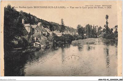 ANHP12-0960-41 - Die Felsen Nahe - Montoire-Sur-Le-Loir - Ansicht auf Dem Loir