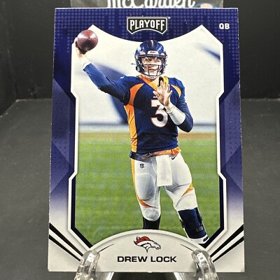 2021 Panini Playoff Drew Lock #75 Denver Broncos