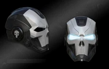 Digital Amazin 2024 IRON MAN PUNISHER HELMET STL DIGITAL  file 3d REDY TO PRINT
