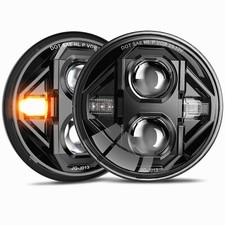 7 Inch LED Headlights DOT Approved Anti-glare 1000 Brightness H6024 LED Head...