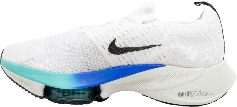 NIKE TEMPO NEXT% ホワイト/ブルー/イエロー Nike Air Zoom Tempo NEXT% Flyknit White Racer Blue for Sale