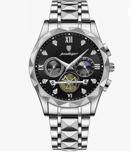POEDAGAR Luxury Men Wrist Watch Waterproof Luminous Chronograph Quartz Men