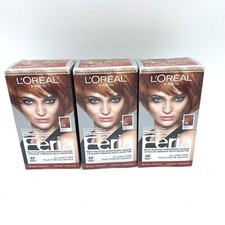 3X L  oreal Paris Feria Deep Copper Blonde 74 3x Highlights Hair Color , New