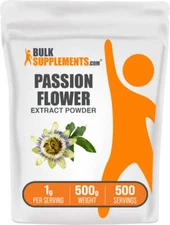 BulkSupplements Passion Flower Extract Powder - 1g per Serving 