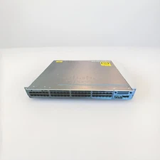 Cisco Catalyst 3850 48-Port PoE+ Gigabit Managed Switch P/N: WS-C3850-48F-S V07