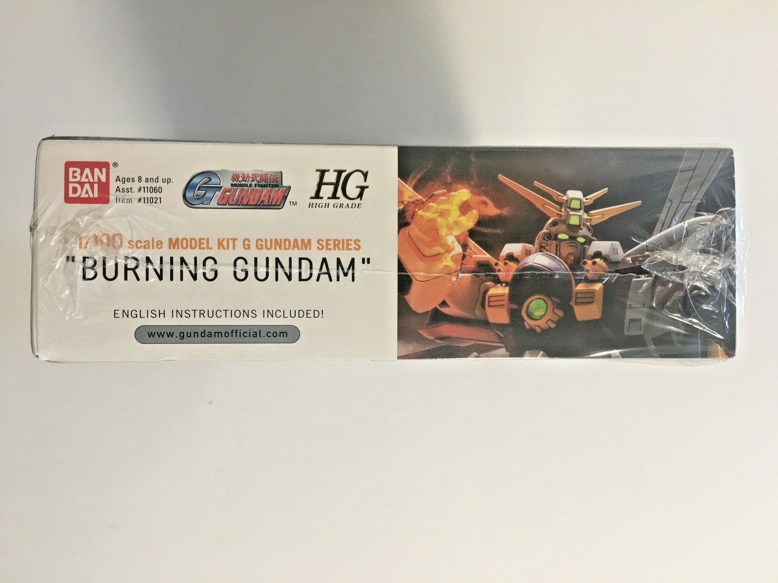 Bandai Gundam 1/100 HG GF13-017 NJII Burning Gundam 11021 Model Kit G 1994