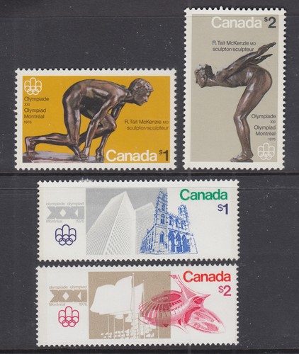 Canada Sc 656/688 comme neuf Jeux olympiques de Montréal 1976, ensembles de 2 cplt, VF - Photo 1/1