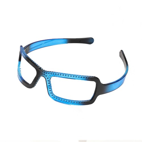Sunglasses Frame Shape Hair Hoop Plastic Hairband with Non-Slip Teeth Vintage - Picture 4 of 18