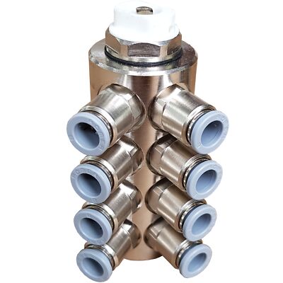 Fußbodenheizung Wasser 8mm Doppelrohr Verteiler 8-fach Jollytherm Aquaheat