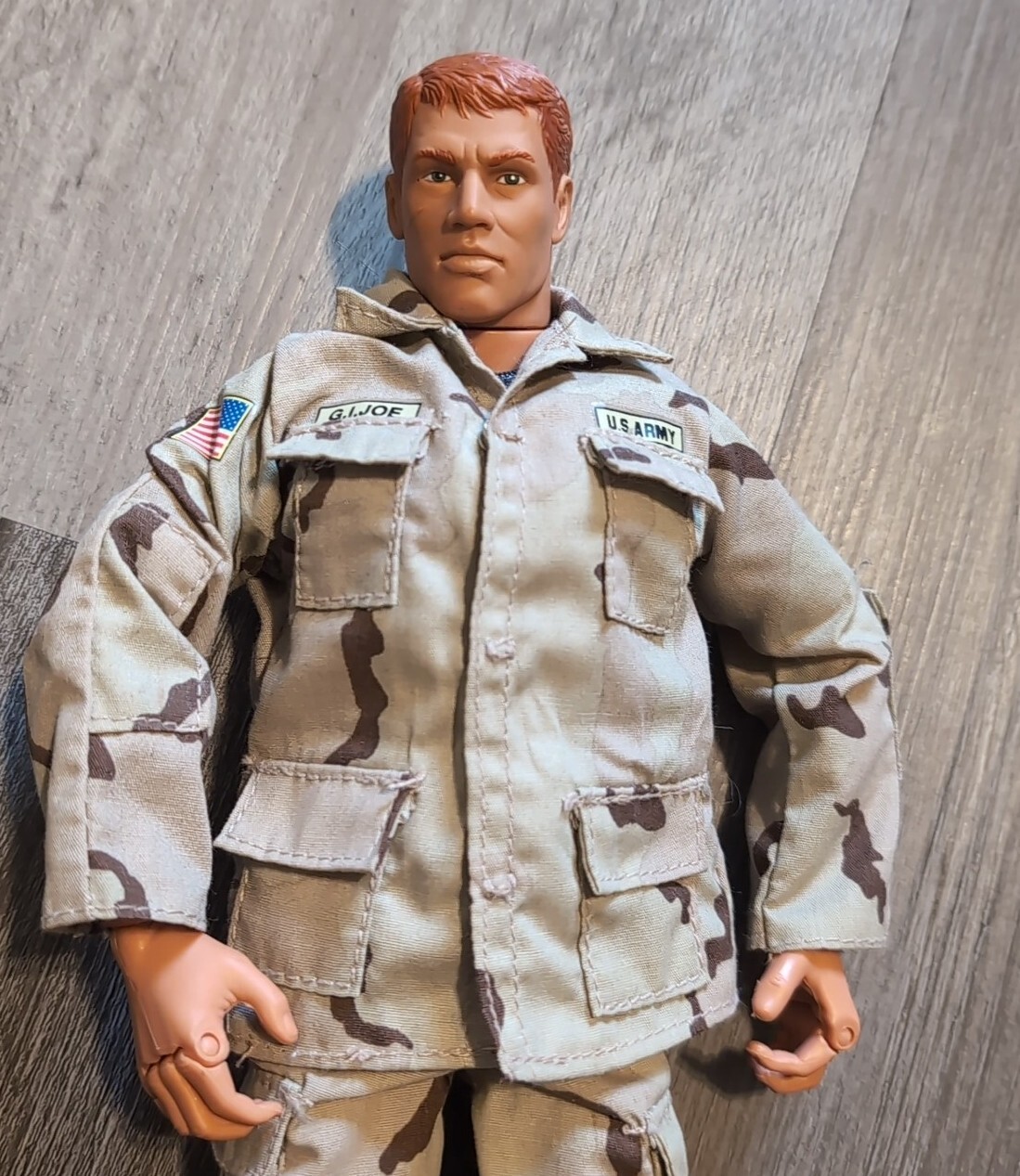 1996 Hasbro GI Joe Army Airborne Paratrooper Action Figure w. Parachute