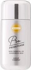Kose Suncut Prodefense Non Chemical UV Milk Sunscreen SPF50+ PA++++ 60mL Japan