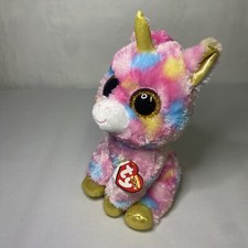Fantasia Unicorn TY Beanie Boos Plush stuffed animal 13" Medium New with Tags