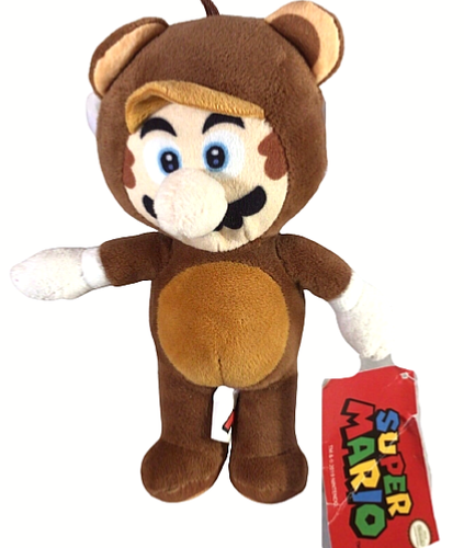 raccoon mario plush