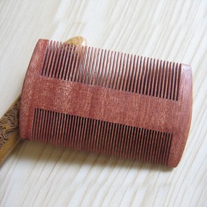 Natural Green Sandalwood Comb Hair Massage No Static Brush Beard